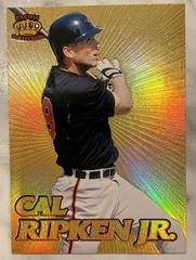 1995 Pacific Crown Collection Gold Prisms Cal Ripken Jr #9 Baltimore Orioles